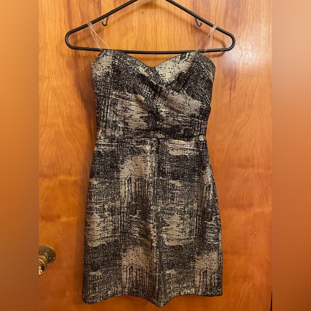 Teeze Ne Metallic Bodycon Dress